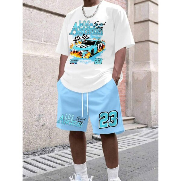 Ensemble T-shirt et Short Graphique