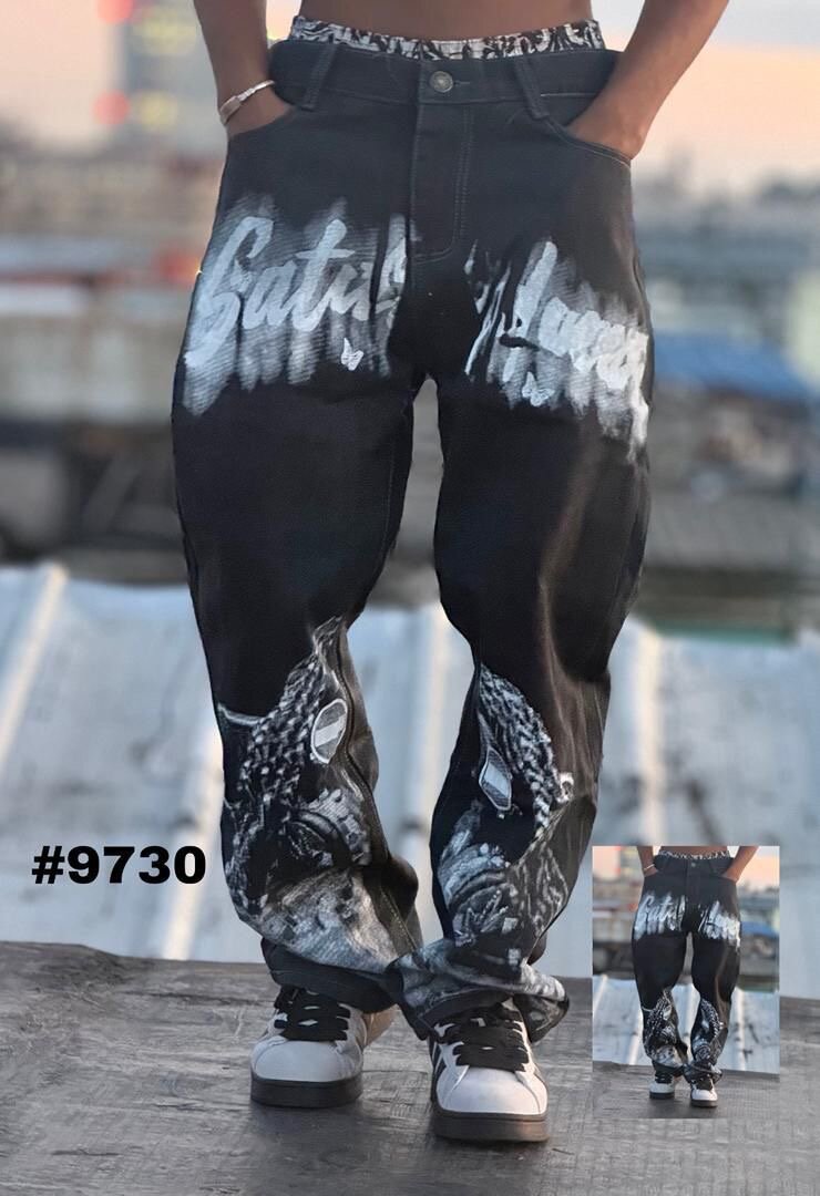Jeans streetwear graffiti