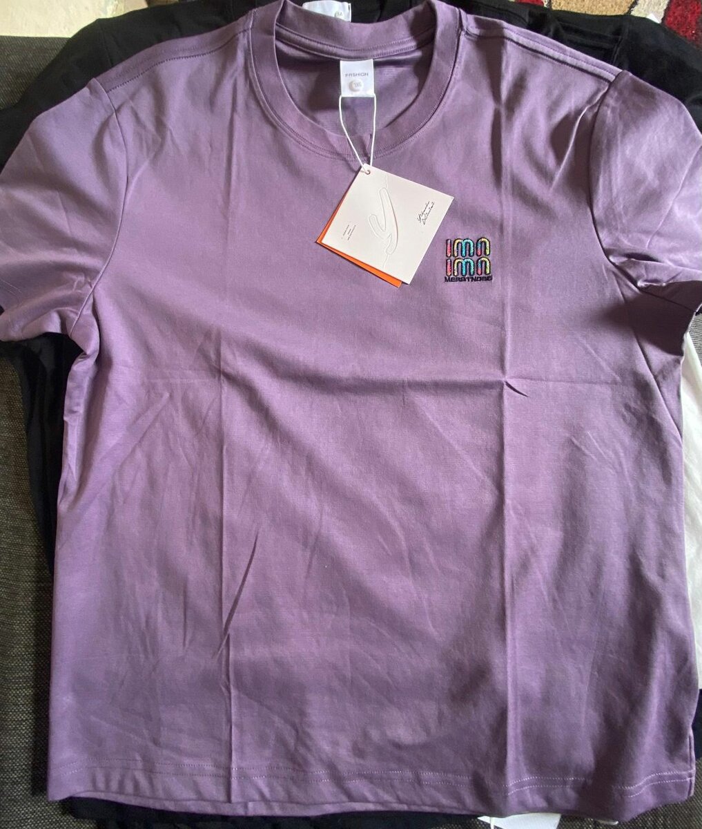 T-shirt violet MERGTHOSE homme