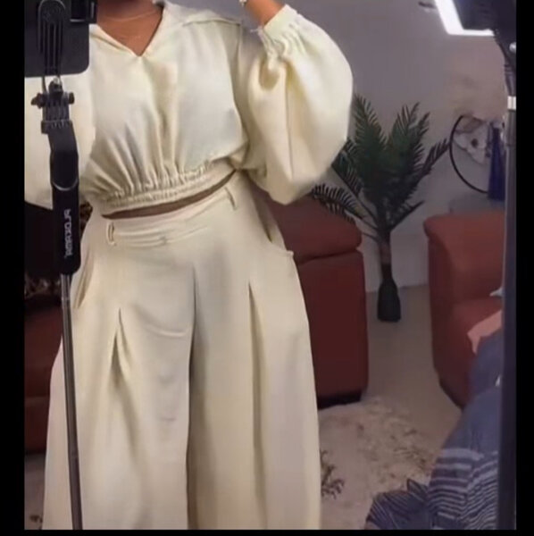 Ensemble élégant en soie