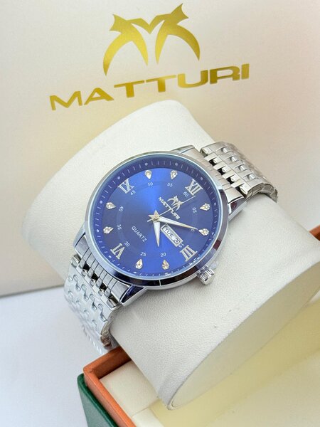 Montre Homme Matturi Acier Bleu