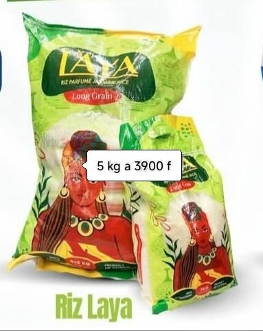 Riz Laya Long Grain 5kg 3900f