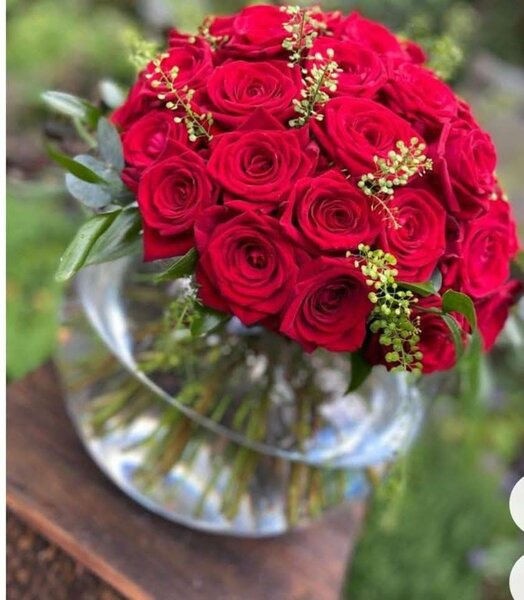 Bouquet de roses rouges