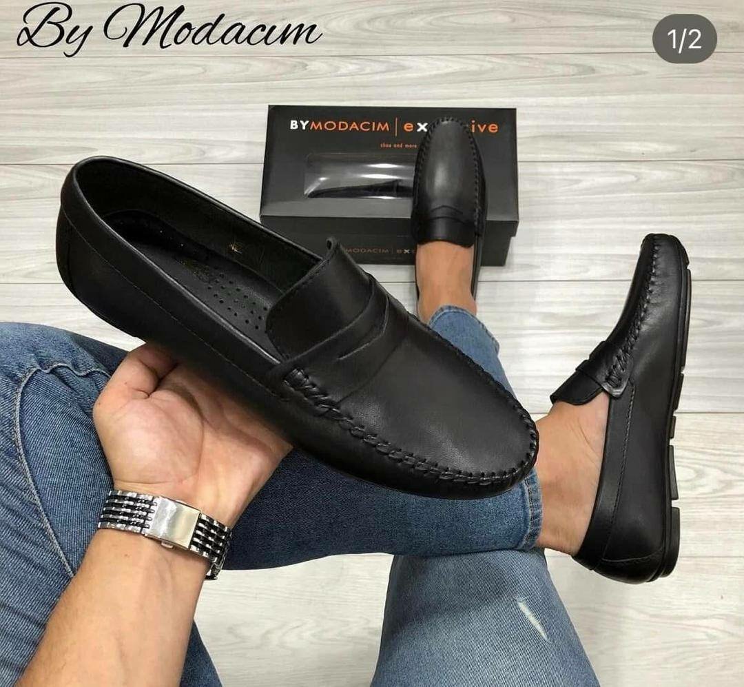 Mocassins élégants en cuir pour hommes