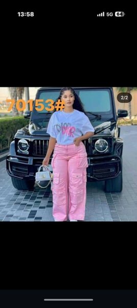 T-shirt et Pantalon Cargo Femme