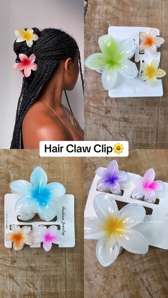 Clips à Cheveux Fleurs