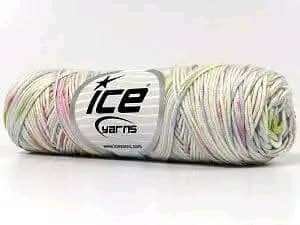 Fil à tricoter multicolore Ice