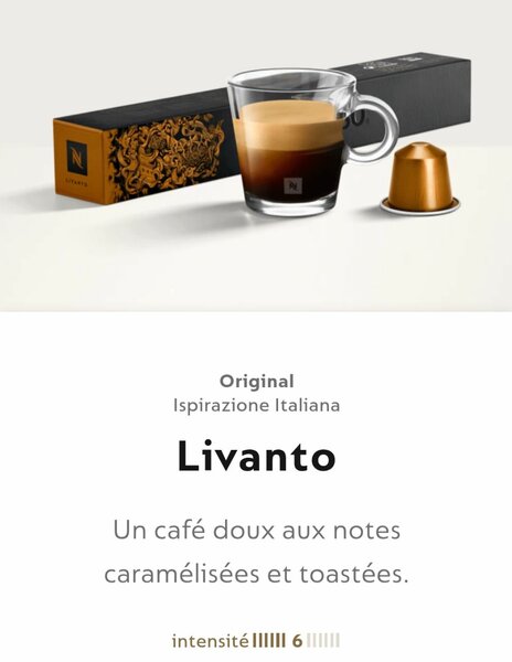 Capsules de café Livanto