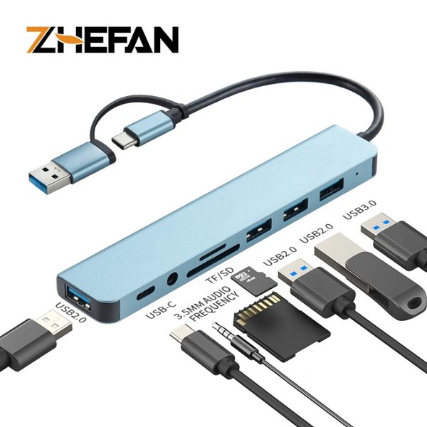 Hub USB C polyvalent 9 en 1