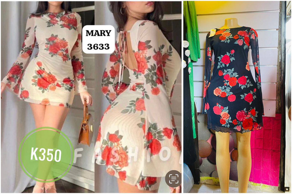 dress with flared sleeves