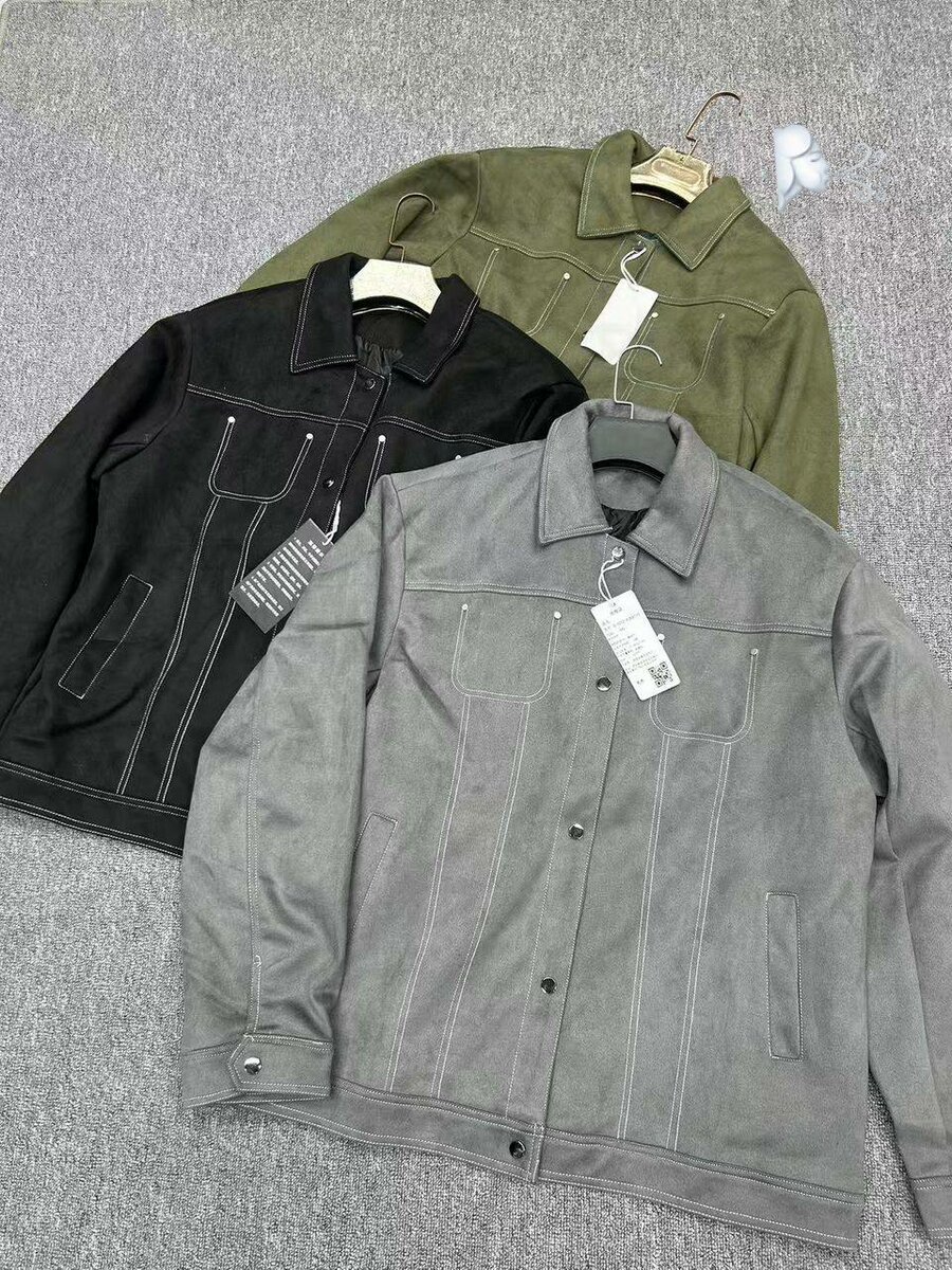 Veste en daim pour homme