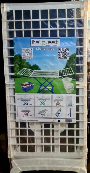 Séchoir à linge en plastique