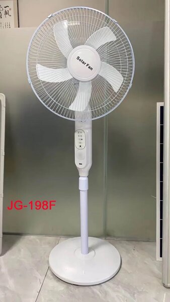 Rechargeable solar fan with Led light