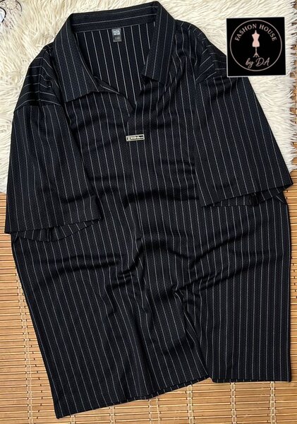 Chemise décontractée rayée homme