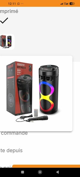 Haut parleur bluetooth sing e