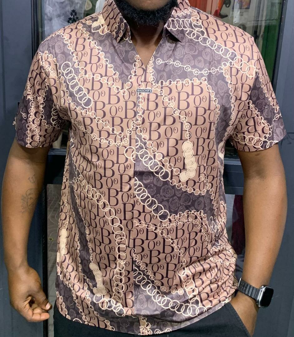 Chemise Imprimée Colorée Homme