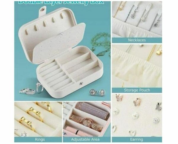 Boîte à Bijoux Double Couche