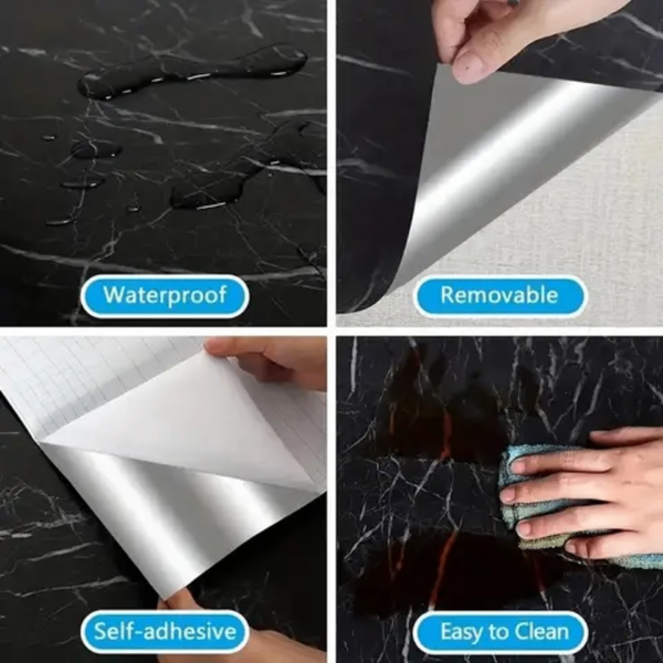 Marble stickers