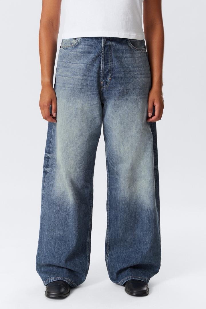 Jean large décontracté tendance