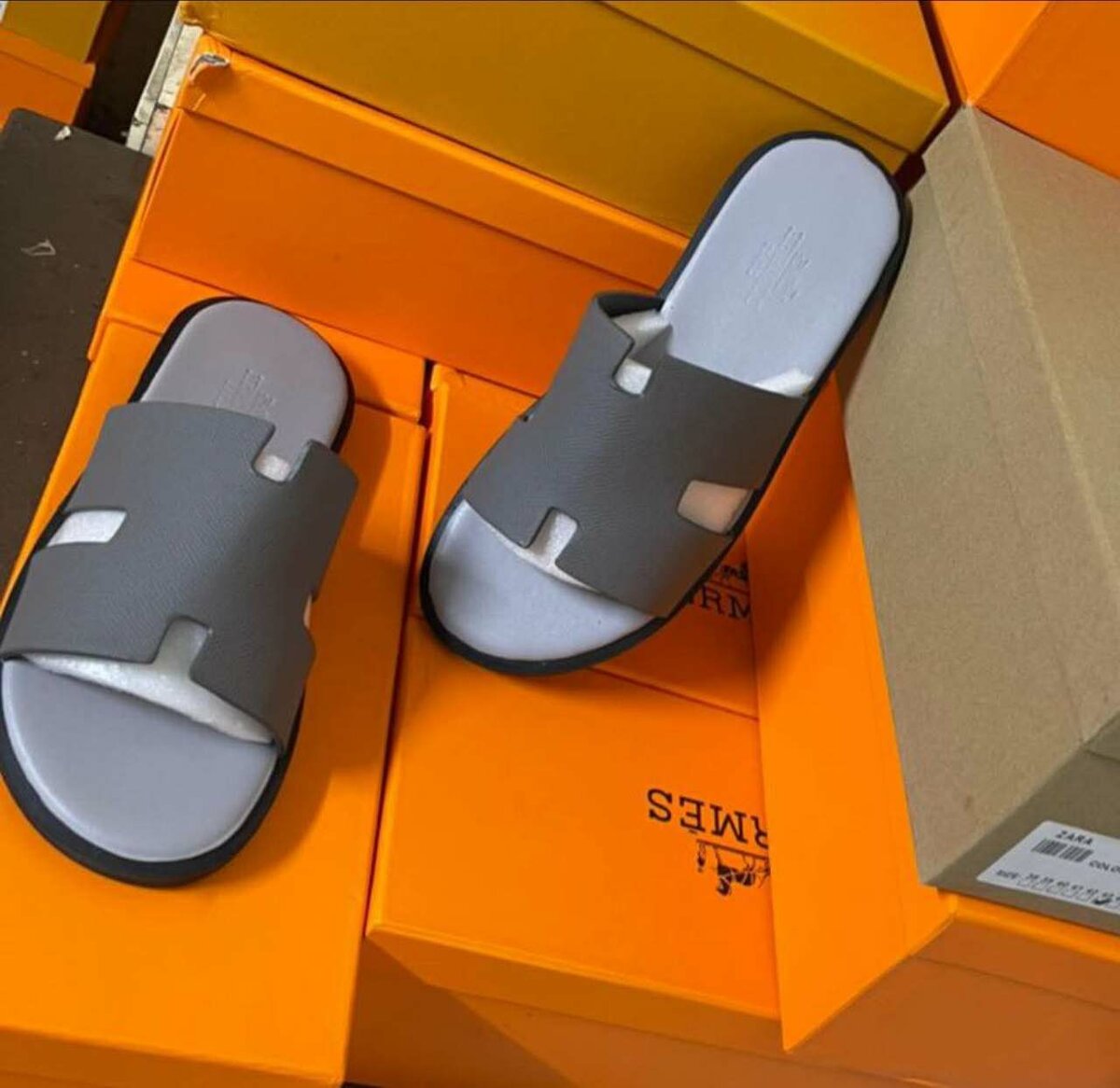 Sandales en cuir de luxe