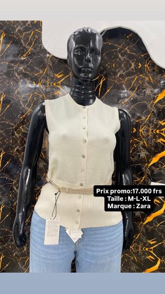 Gilet Sans Manches Femme Zara
