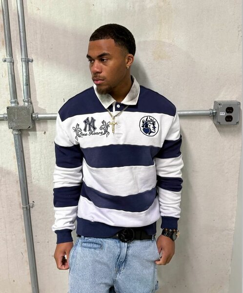 Polo à Rayures Homme