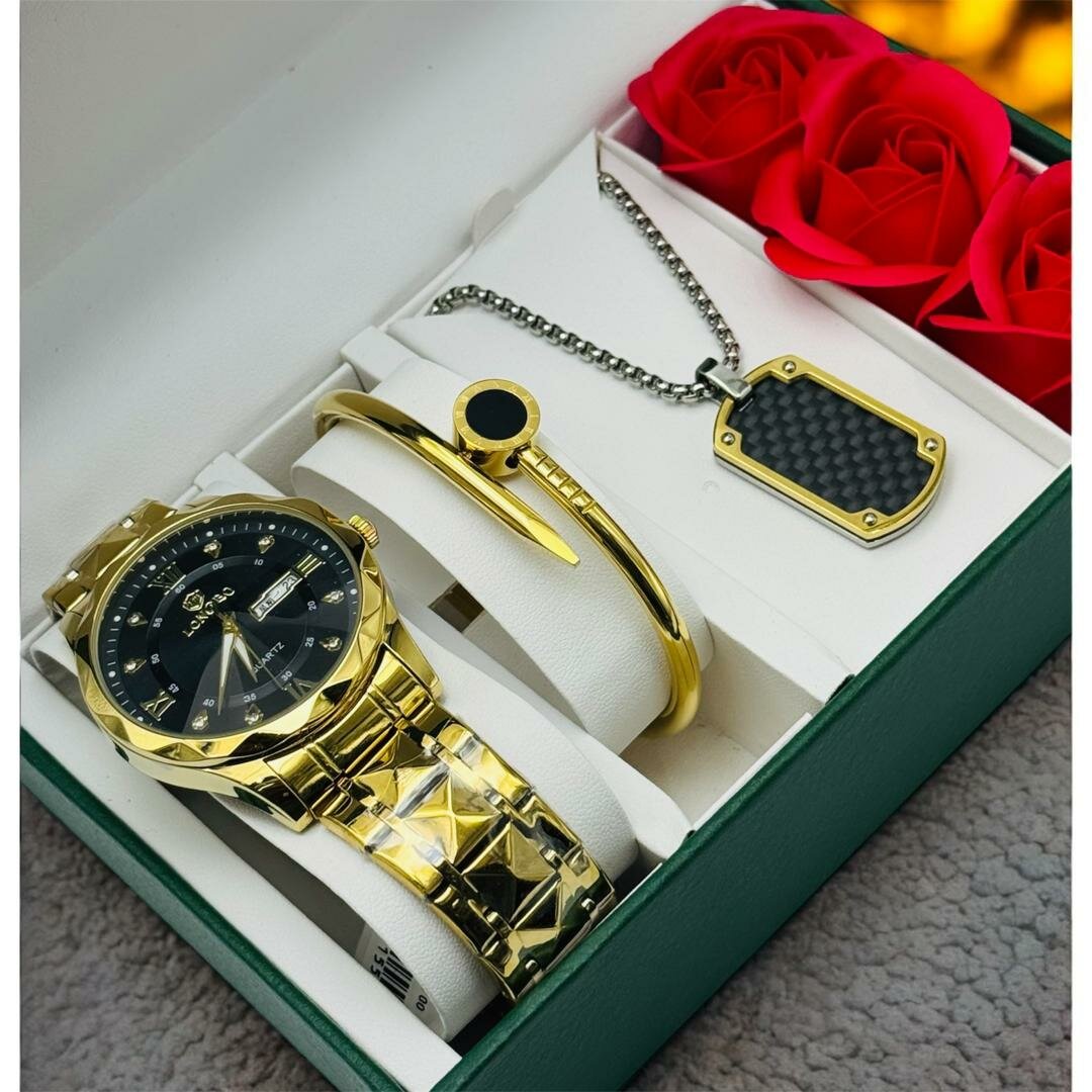 Ensemble Montre et Bijoux en Or