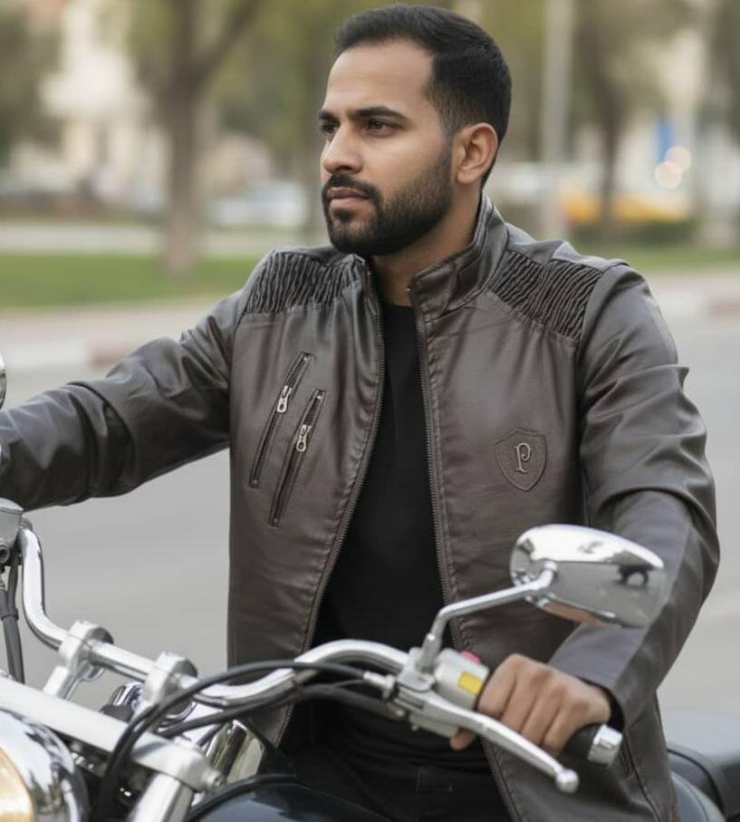 Blouson Cuir Homme Vintage