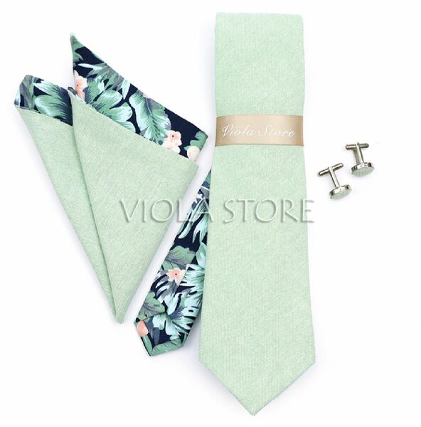 Ensemble cravate & boutons de manchette élégant