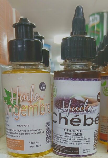 Huile de chébé,gingembre 50ml