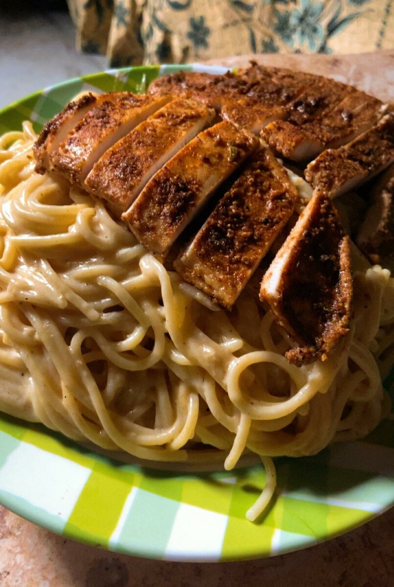 Spaghetti Crémeux Poulet