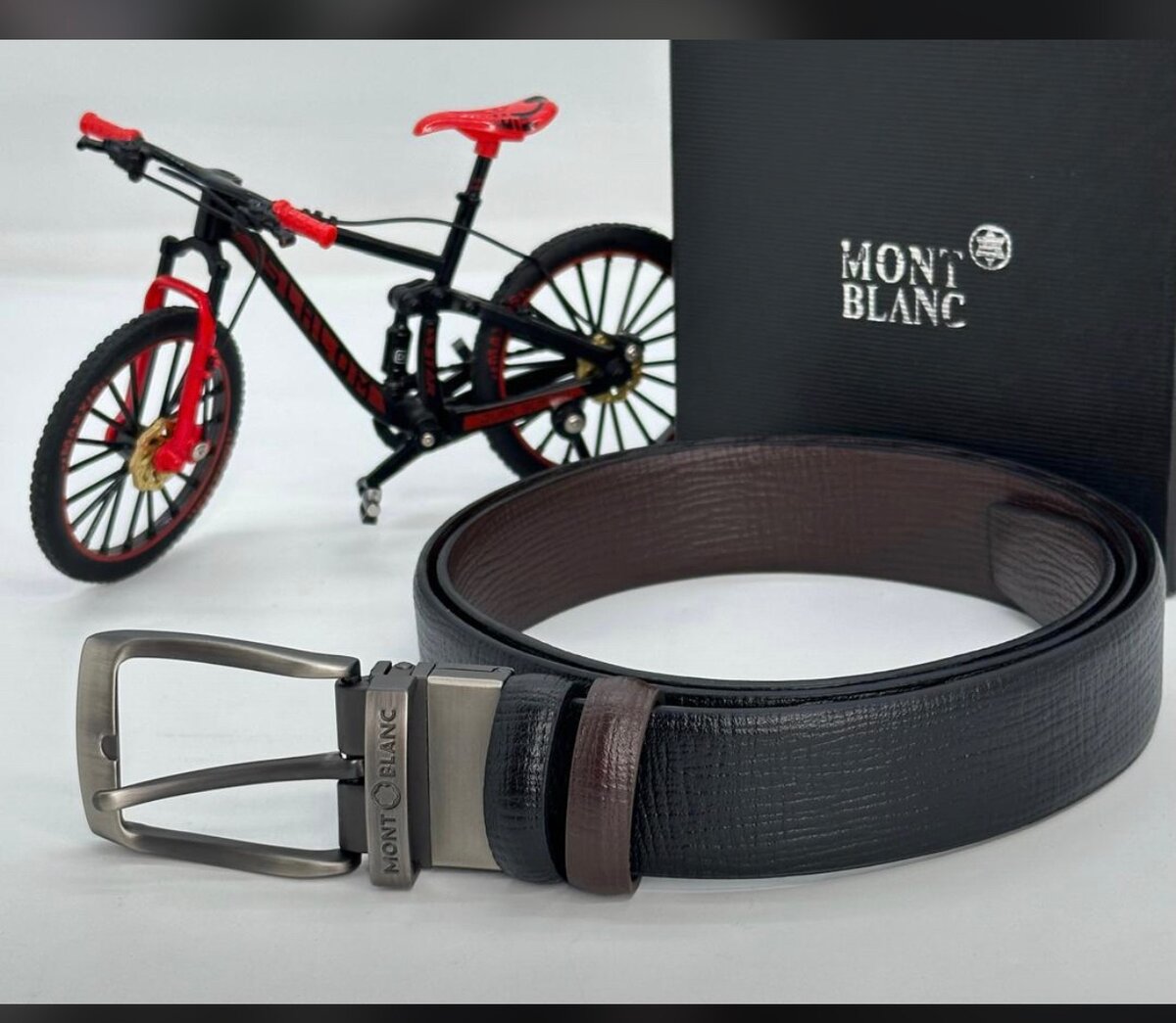 Mens Genuine leather MONTBLANC Belt