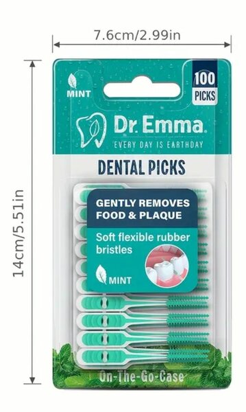 Brosses à dents Dr. Emma 100Ct/Pack