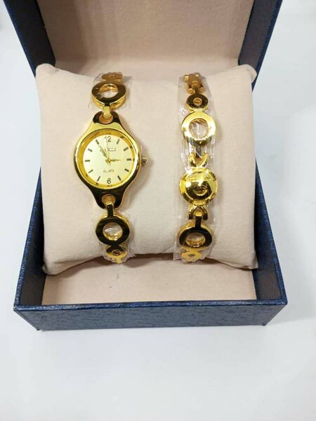 Montre + bracelet pour femme