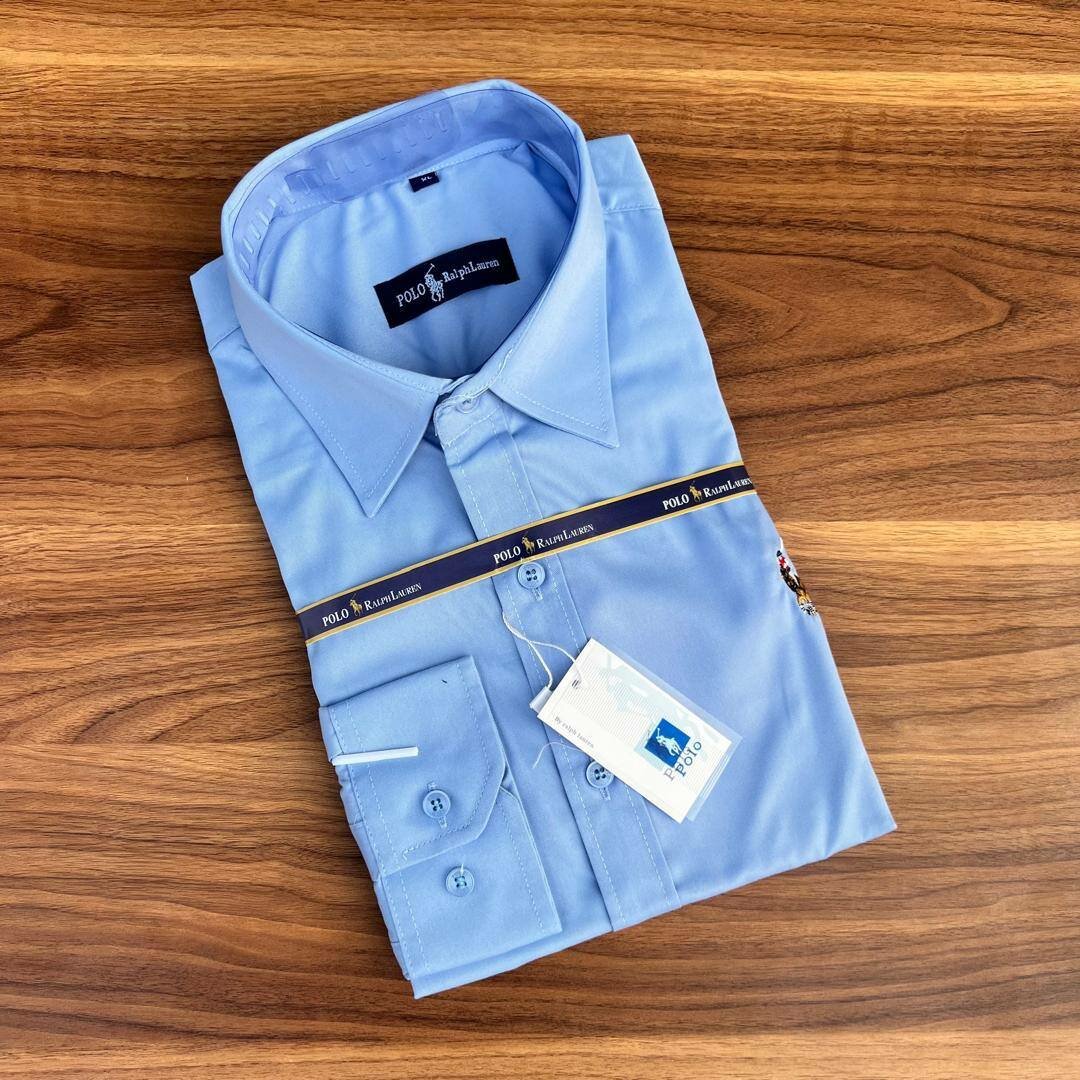 Polo Plain Long Sleeves Shirts