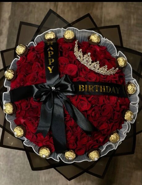 Gifts and flower bouquets