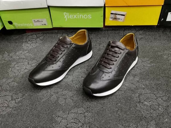 chaussures marron pour hommes  m097