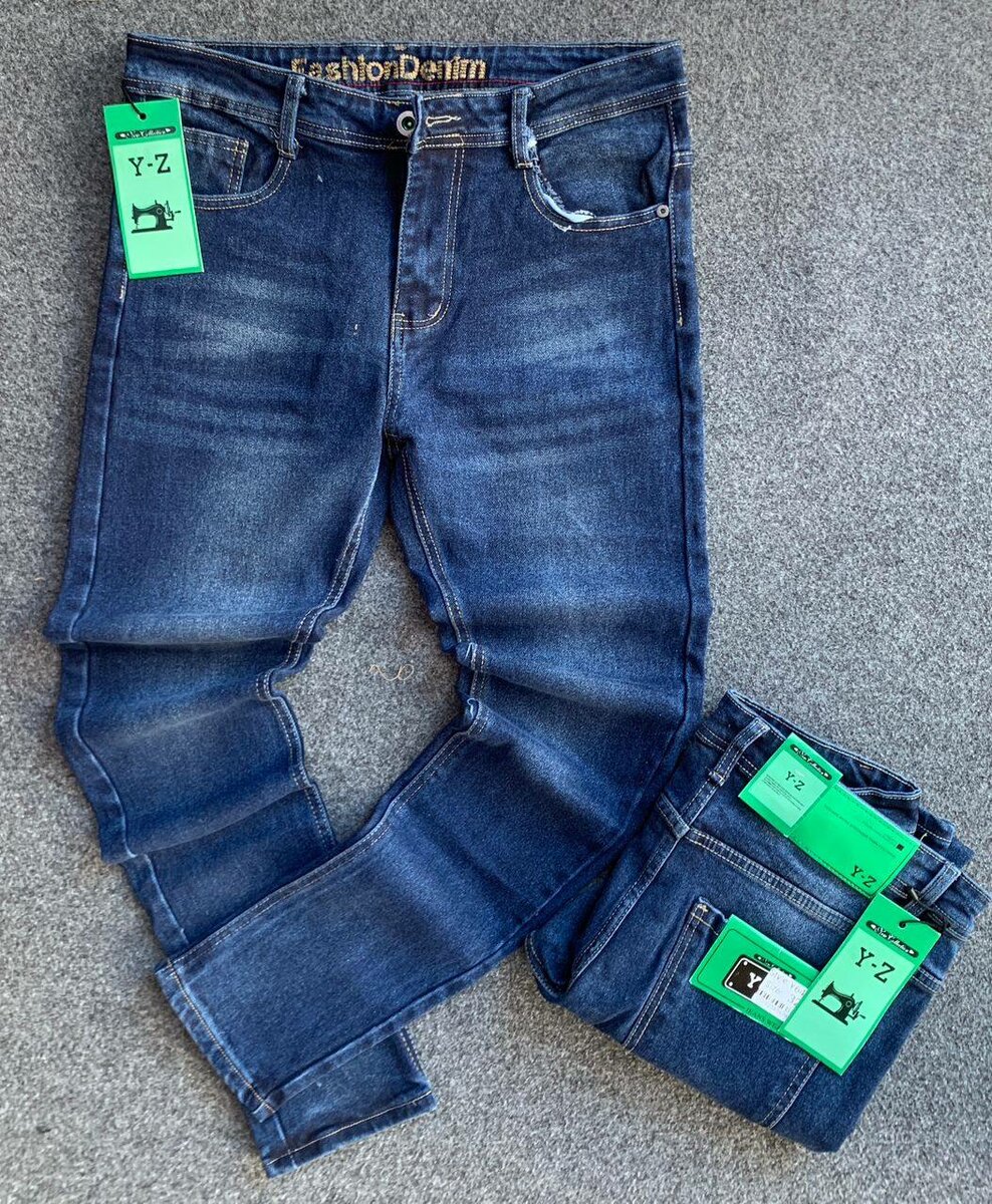 Blue Jeans Trousers For Men Available