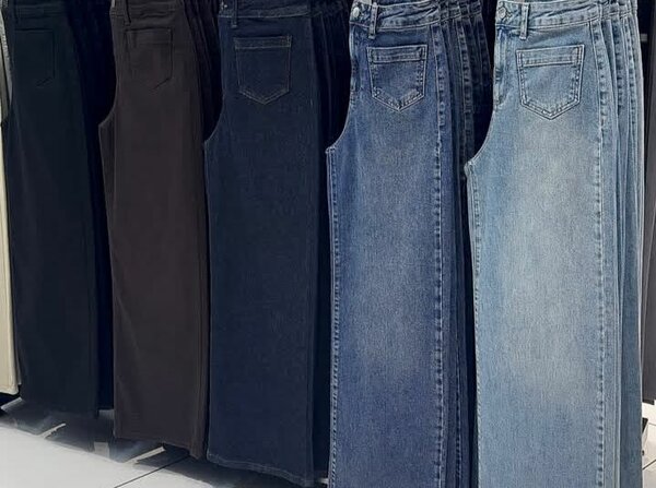 Jeans droits pour femme