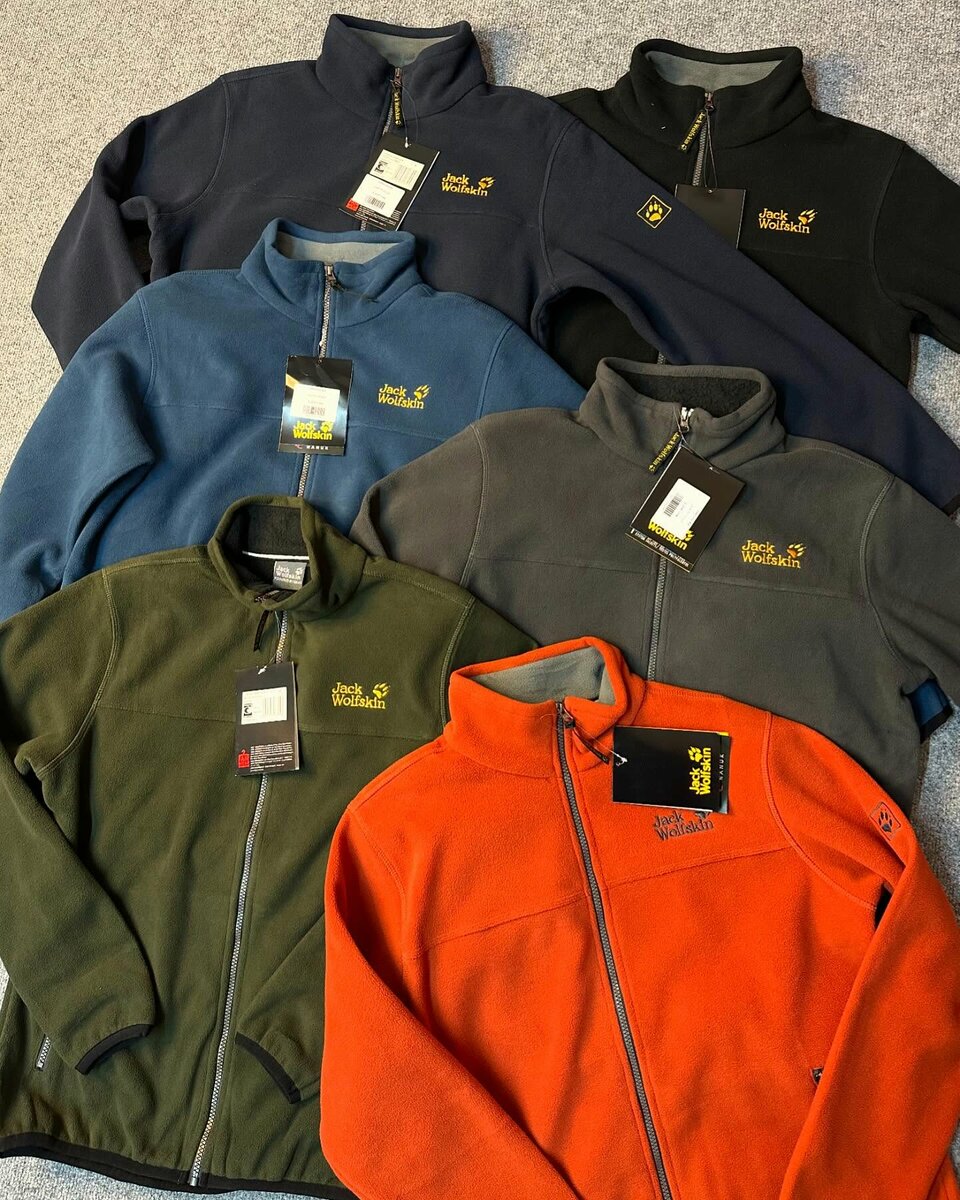 Флисовые толстовки Jack Wolfskin