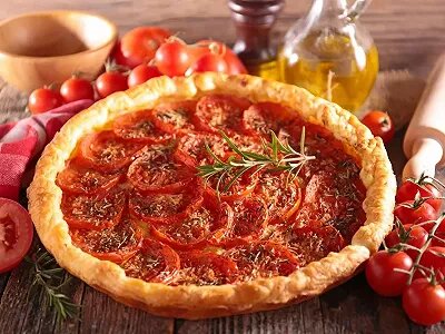 Quiche aux Tomates Fraîches