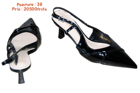 Escarpins noirs élégants femme