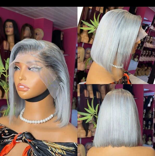 coupe carré gris taille 12