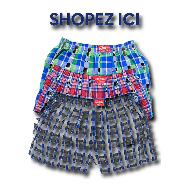 Lot de Boxers Homme Colorés