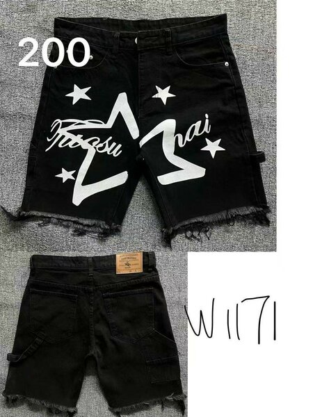 Shorts en jean noir pour femme