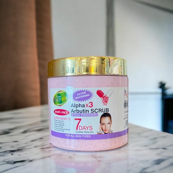 Veetgold Alpha x3 Arbutin Scrub
