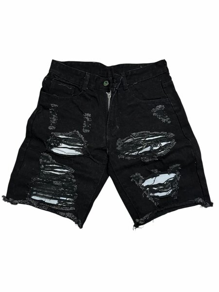 Shorts en jean déchiré pour femme