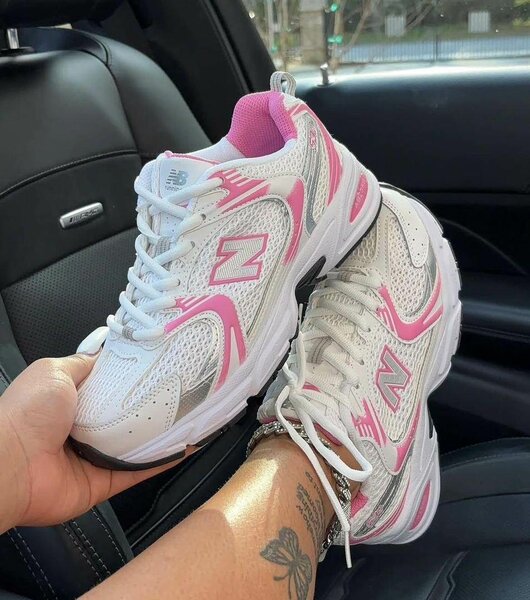 Baskets New Balanches roses