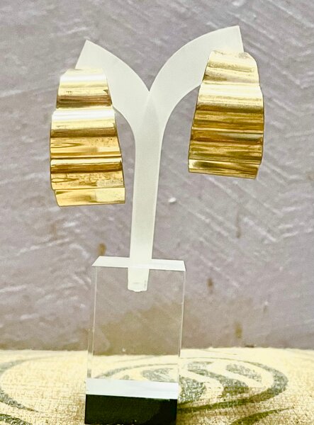 Créoles Dorées Élargies