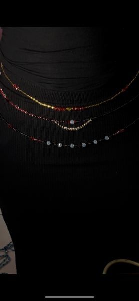 Ceinture perlée élégante